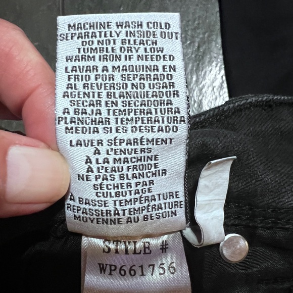 Royalty For Me black ankle jeans. Size 8. Preowned. - Picture 11 of 15